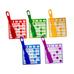 Classroom activity setup showing bingo and sensory bin use with JUNWRROW.