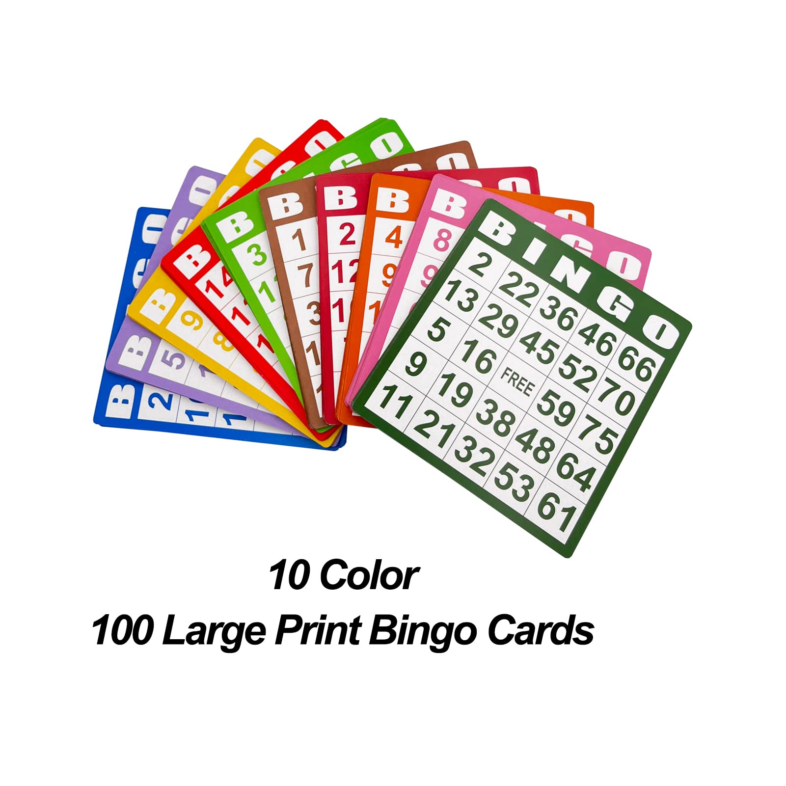 JUNWRROW Deluxe Bingo Chips in 1000 colors for vibrant game pieces