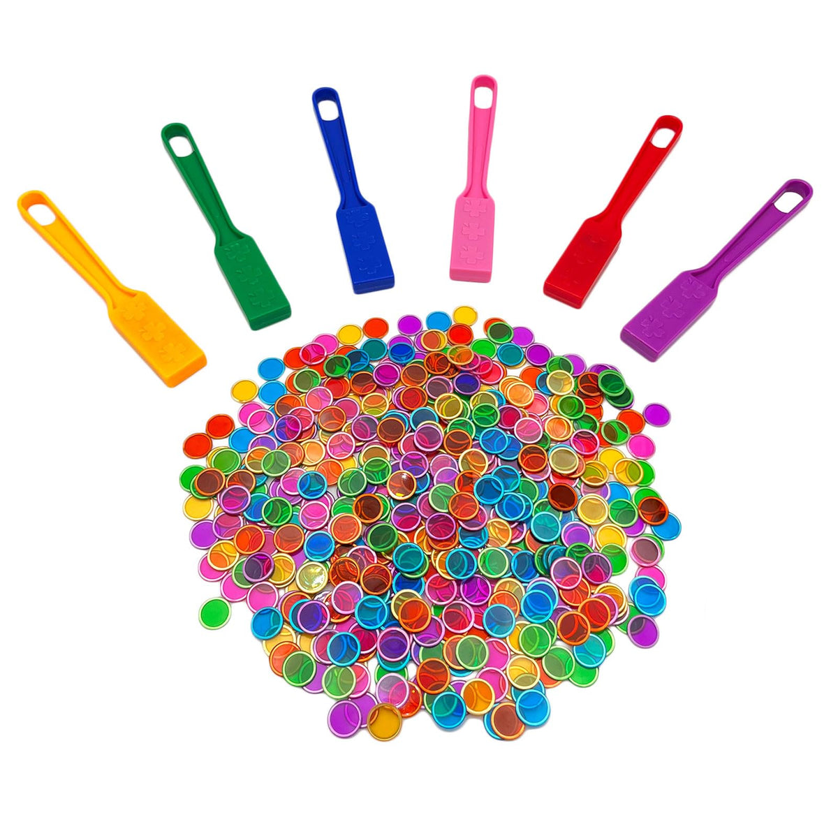 JUNWRROW magnetic bingo wand in blue for easy chip pickup.
