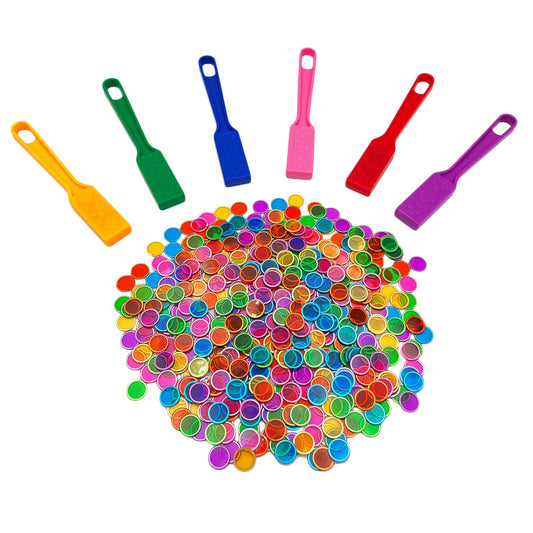 JUNWRROW magnetic bingo wand in blue for easy chip pickup.
