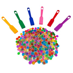 JUNWRROW magnetic bingo wand in blue for easy chip pickup.