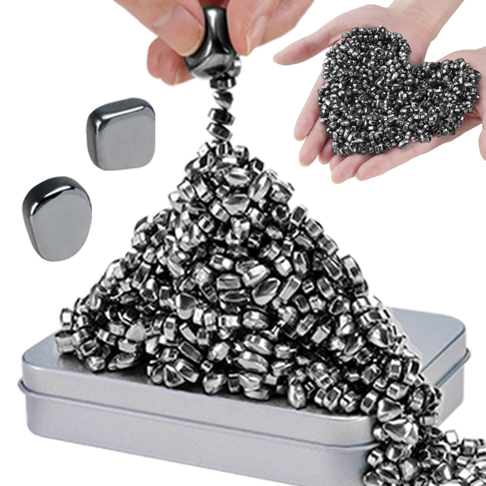 JUNYANG Magnetic Balls on a desk for creative focus and calm moments.