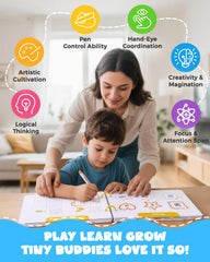 JUPITEARTH kid handwriting activity supports early writing practice.