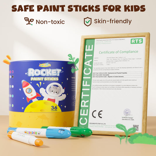 JUPITEARTH 36-colors palette showcases vibrant tones for creative painting sessions
