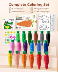 JUPITEARTH coloring book with 30 shapes supports recognition and skills.
