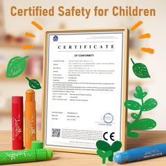 JUPITEARTH quick-dry, non-toxic, washable sticks stay safe for kids