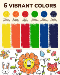 Jupiterarth egg crayons gift ready for birthdays and holidays