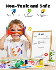 JUPITEARTH kid-friendly brush for precise, gentle painting