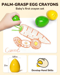 JUPITEARTH non-toxic, washable crayons simplify cleanup after art time
