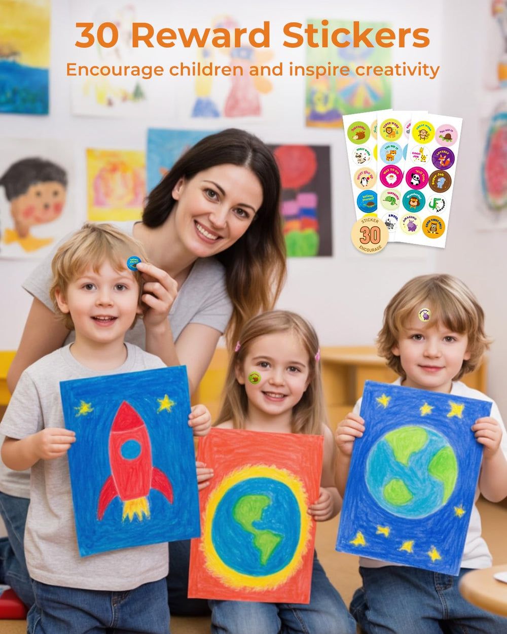 QR-access to 120 coloring pages boosts learning fun