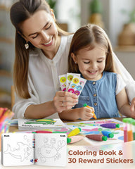 JUPITEARTH 30 reward stickers encourage creativity and practice.