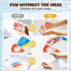 JUPITEARTH solid watercolor formula blends with water for washes