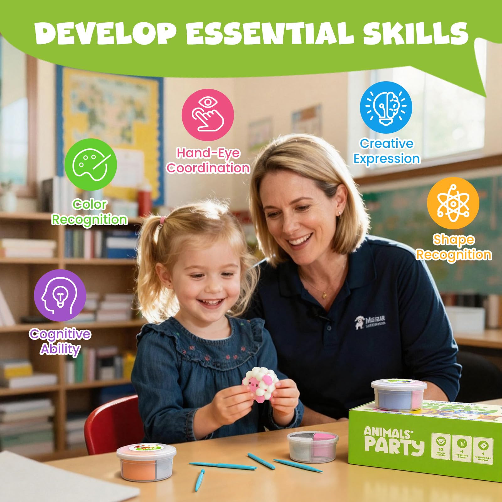 Jupiterarth step-by-step guides help children learn through coloring and shape.