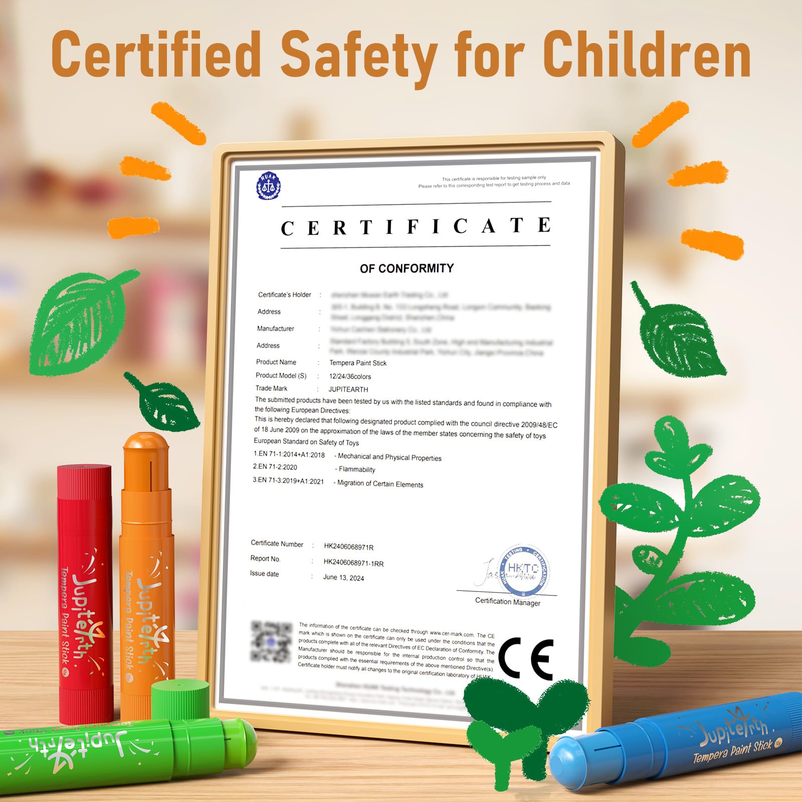JUPITEARTH kit includes 30 stickers to reward young artists during projects.