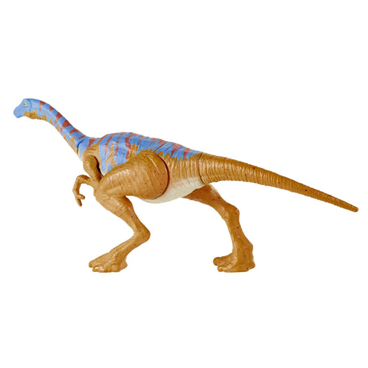 Front view of Gallimimus from Jurassic World Camp Cretaceous Attack Pack for immersive play.