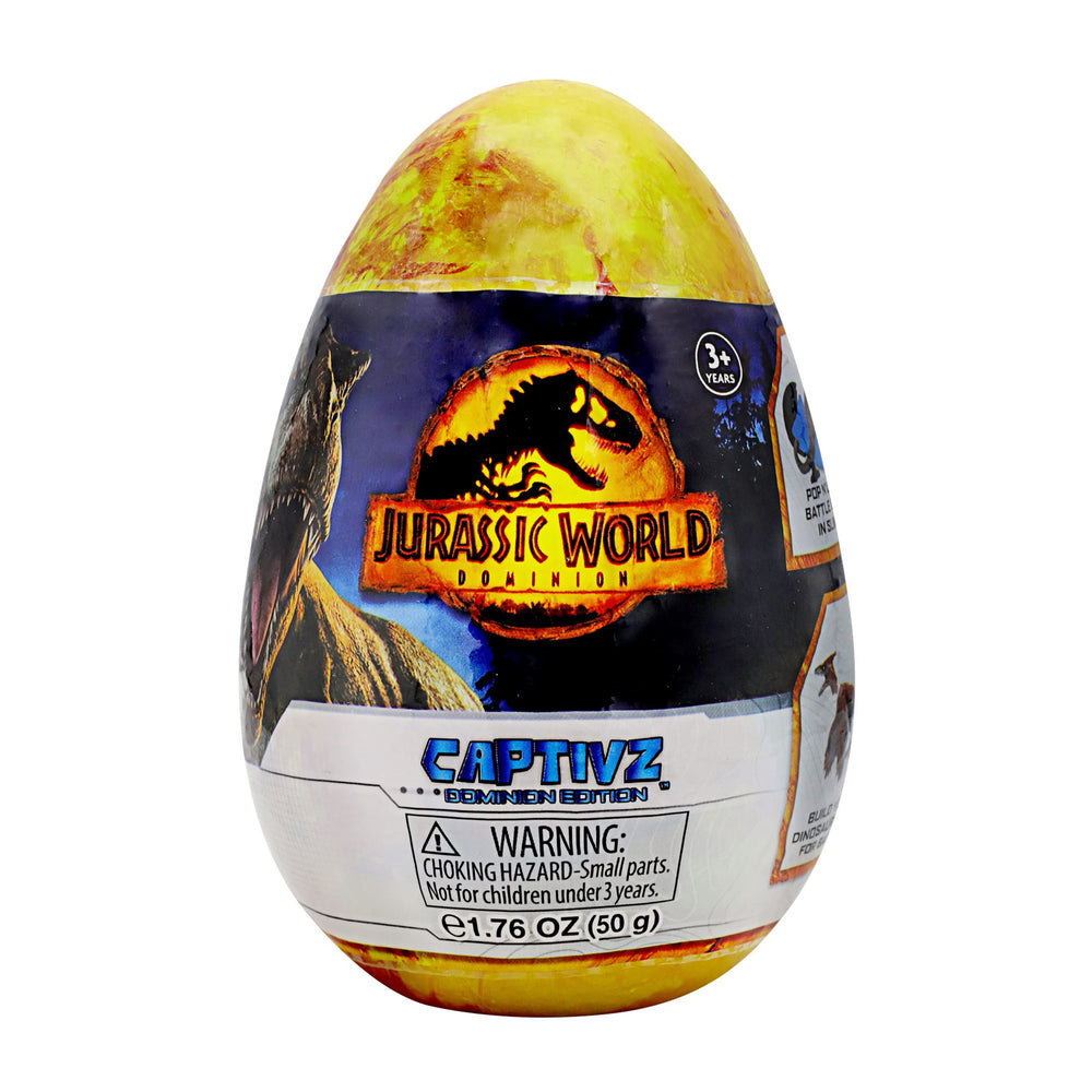 Jurassic World CAPTIVZ Slime Egg wrapped for reveal play and collection
