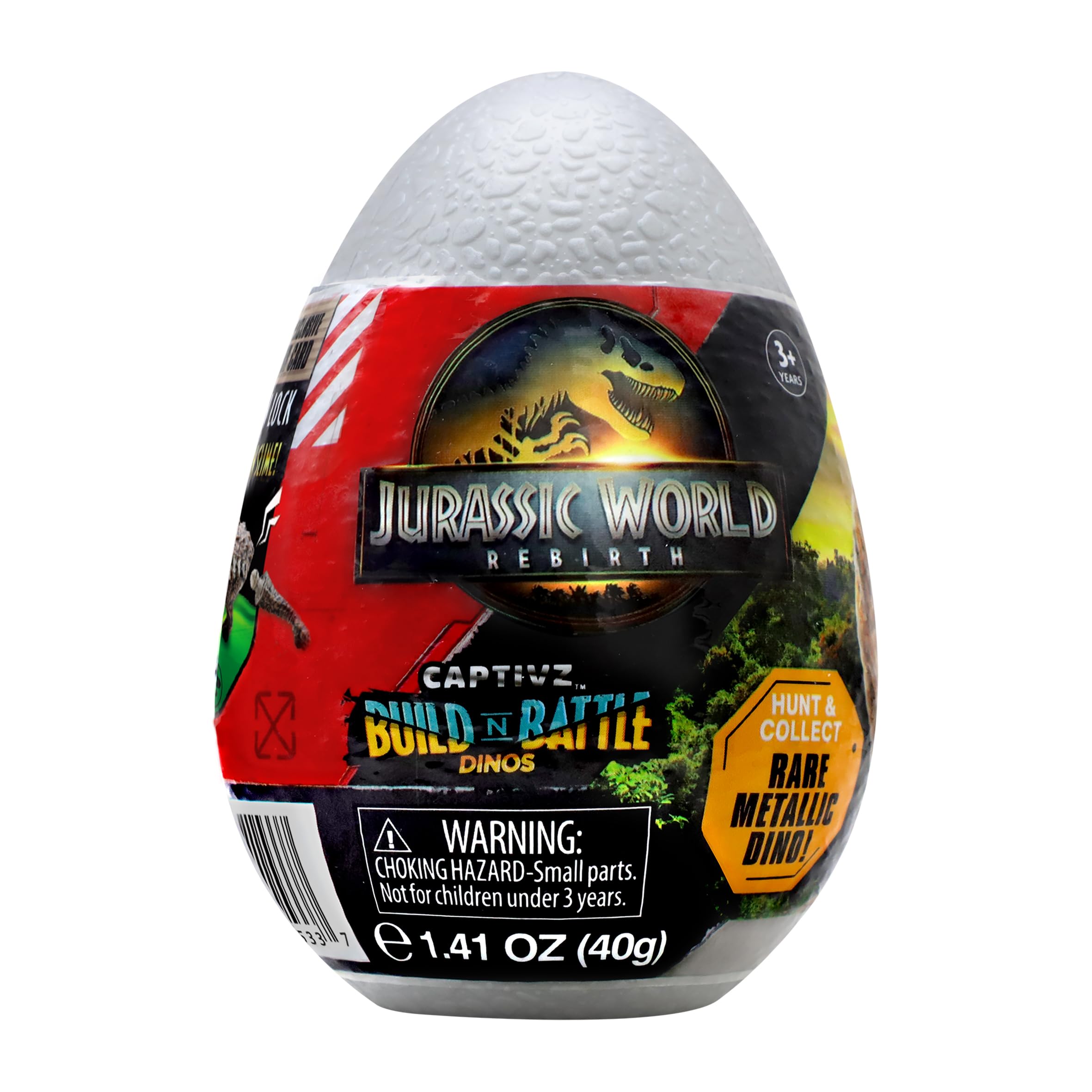Jurassic World CAPTIVZ Rebirth egg with slime reveal for exciting unboxing