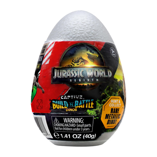 Jurassic World CAPTIVZ Rebirth egg with slime reveal for exciting unboxing