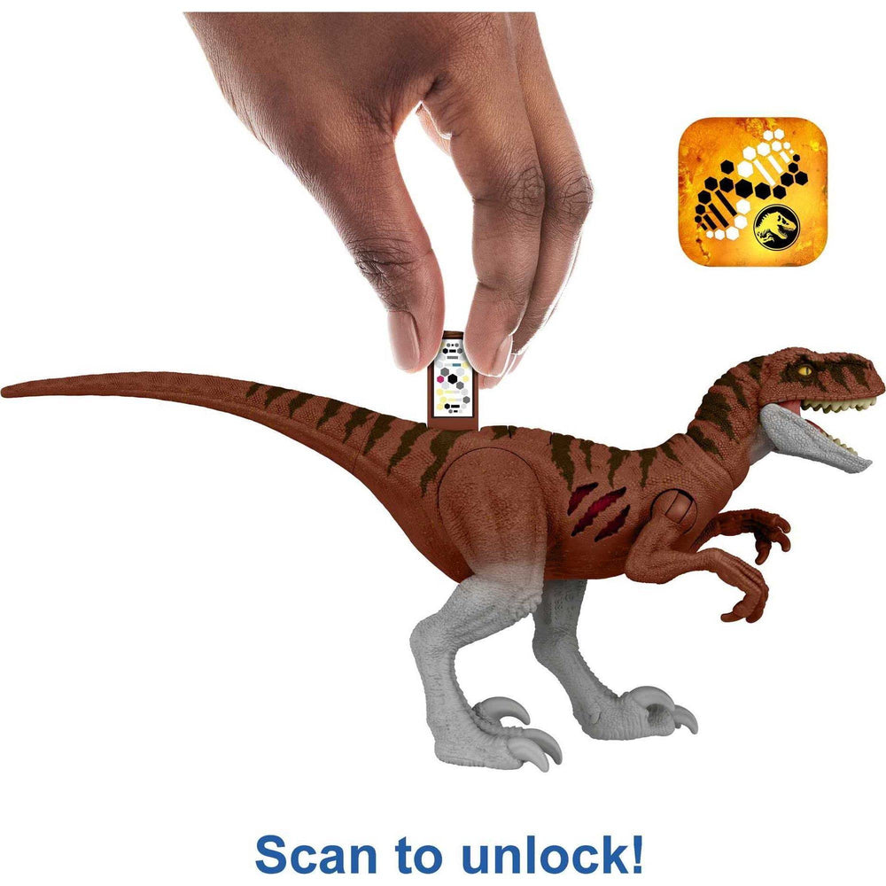 Jurassic World Atrociraptor posable joints for dynamic posing