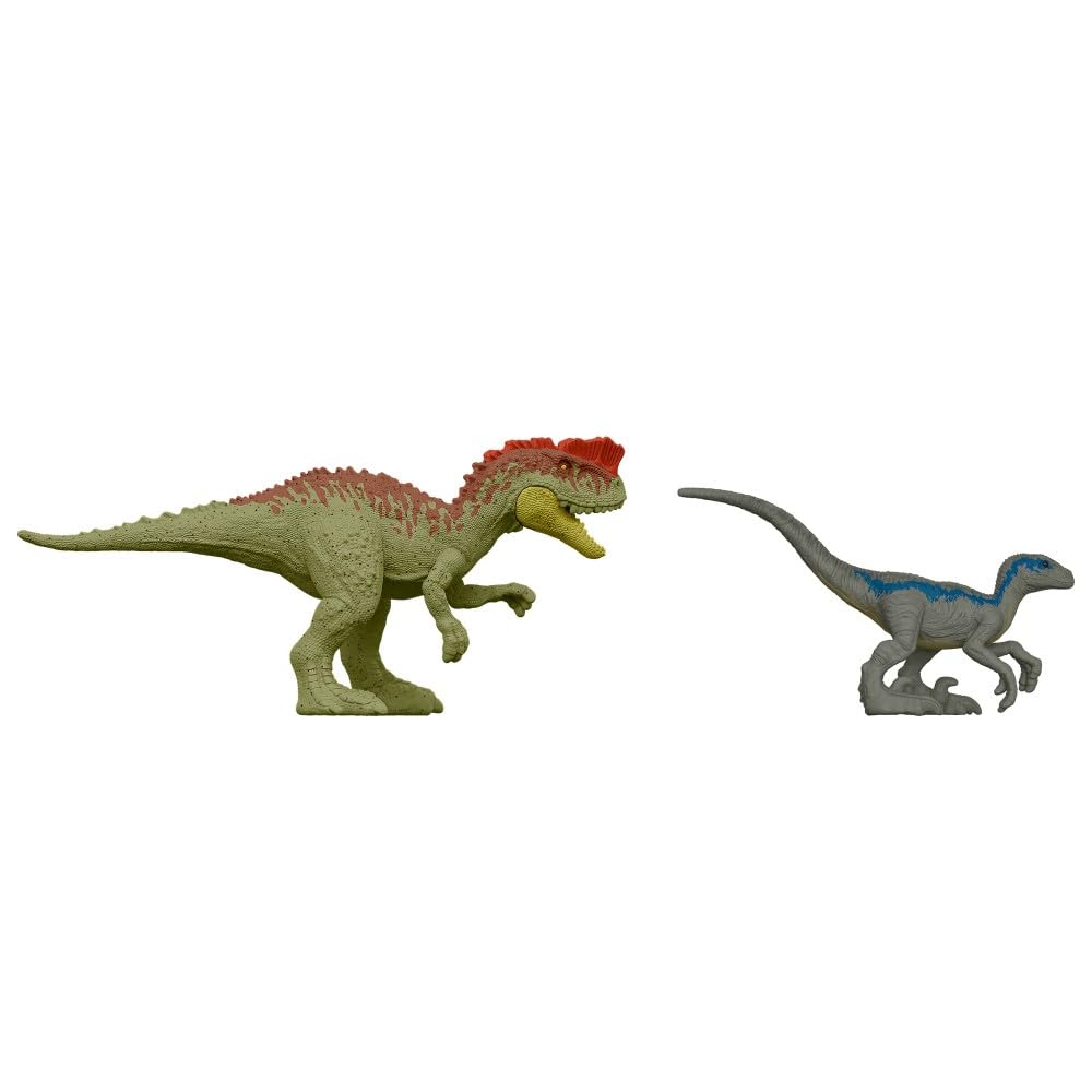 Jurassic World Dominion mini-dino poseable figures for dynamic poses.