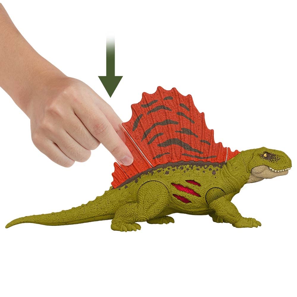 Jurassic World Extreme Damage Dimetrodon with movable joints for poseability
