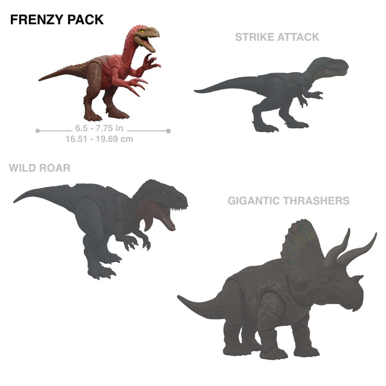Jurassic World Frenzy Pack Beipiaosaurus dynamic pose for action-packed pretend battles.