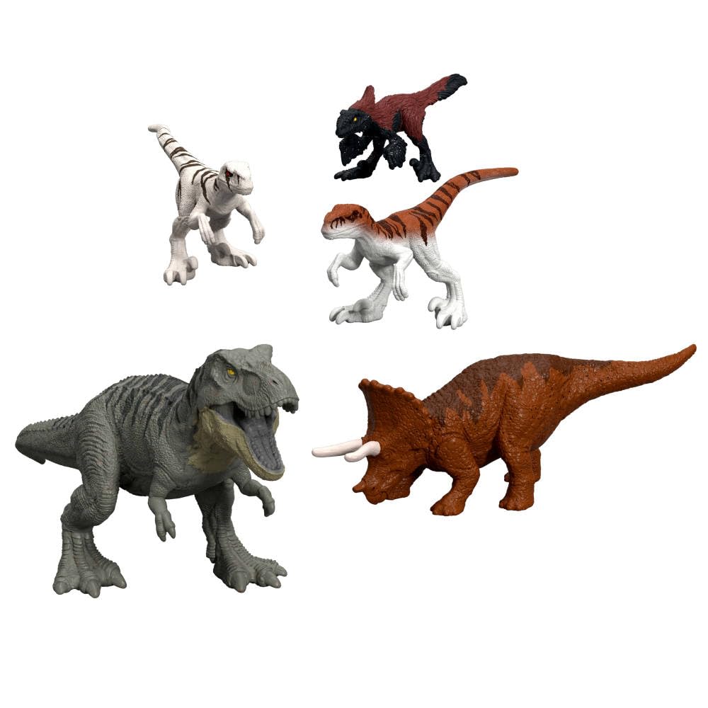Jurassic World Rebirth dino figures with detailed sculpting for storytelling.