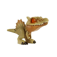 Jurassic World Snap Squad Spinosaurus with mouth open for snapping on fingers.