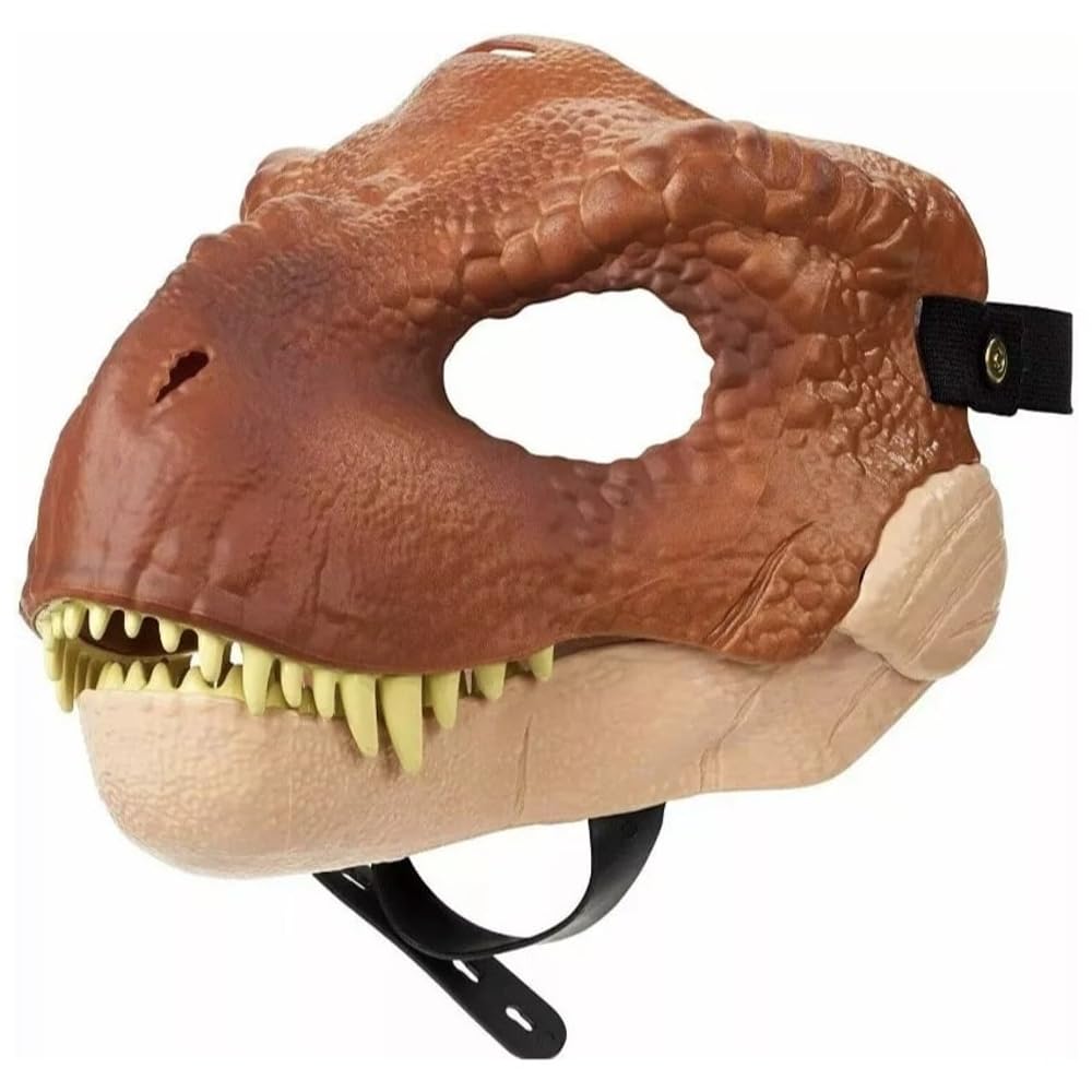 Jurassic World Tyrannosaurus Rex mask front view for active play and costume adventures