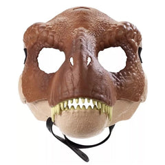 Jurassic World Tyrannosaurus Rex mask side view for immersive role-play moments