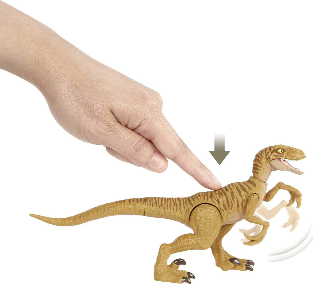 Jurassic World Velociraptor articulated arms and legs for flexible posing