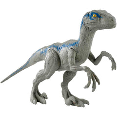 Jurassic World Velociraptor Blue front view for immersive display and play.