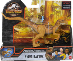 Jurassic World Velociraptor press to activate mechanism for Savage Strike