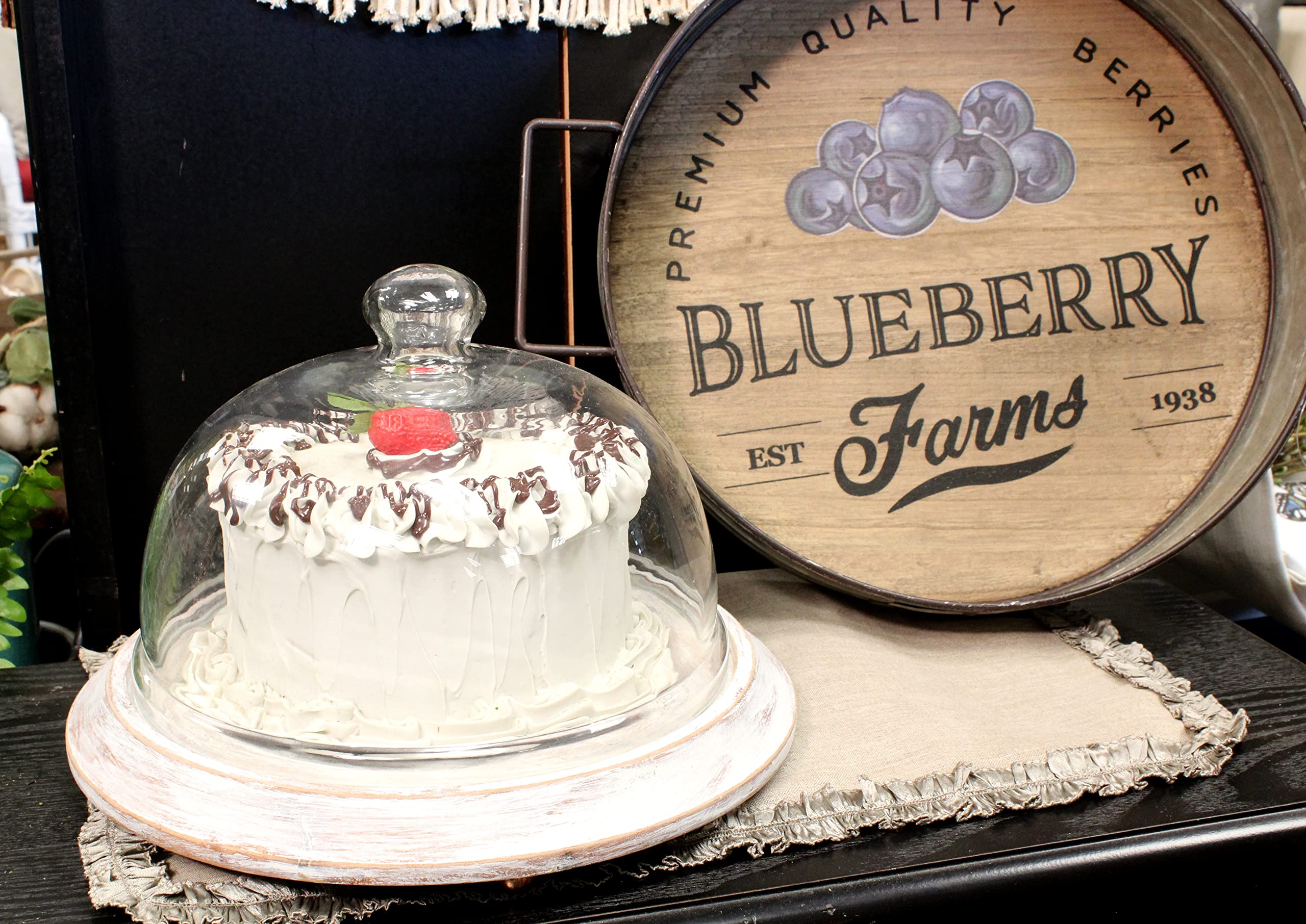 Just Dough It frosted cake display prop ideal for storefront and events.
