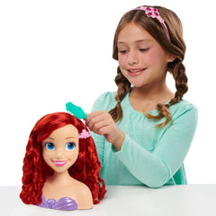 Just Play Ariel styling head with hairbrush accessory for brushing practice