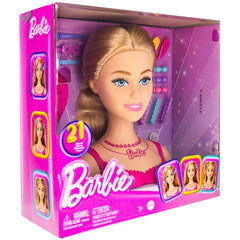 Just Play Barbie mini styling head blonde for practicing hair styling