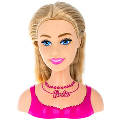 Just Play Barbie styling head close-up showing hair details