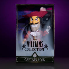 Just Play Captain Hook plush in window display box for collectors.