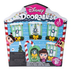 Just Play Disney Doorables Christmas Countdown Pack box with festive packaging.