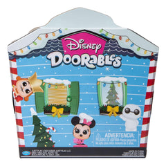 Just Play Disney Doorables collectible set exclusive holiday characters.