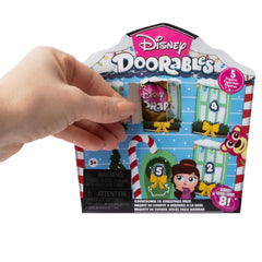 Just Play Disney Doorables five mystery figures ready for unboxing.