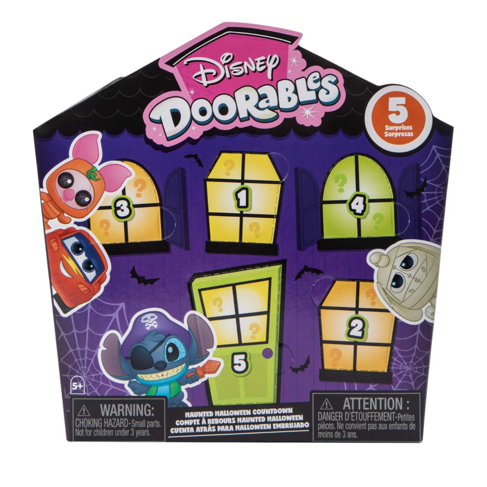 Just Play Disney Doorables Halloween Edition front-pack view, ideal for display.