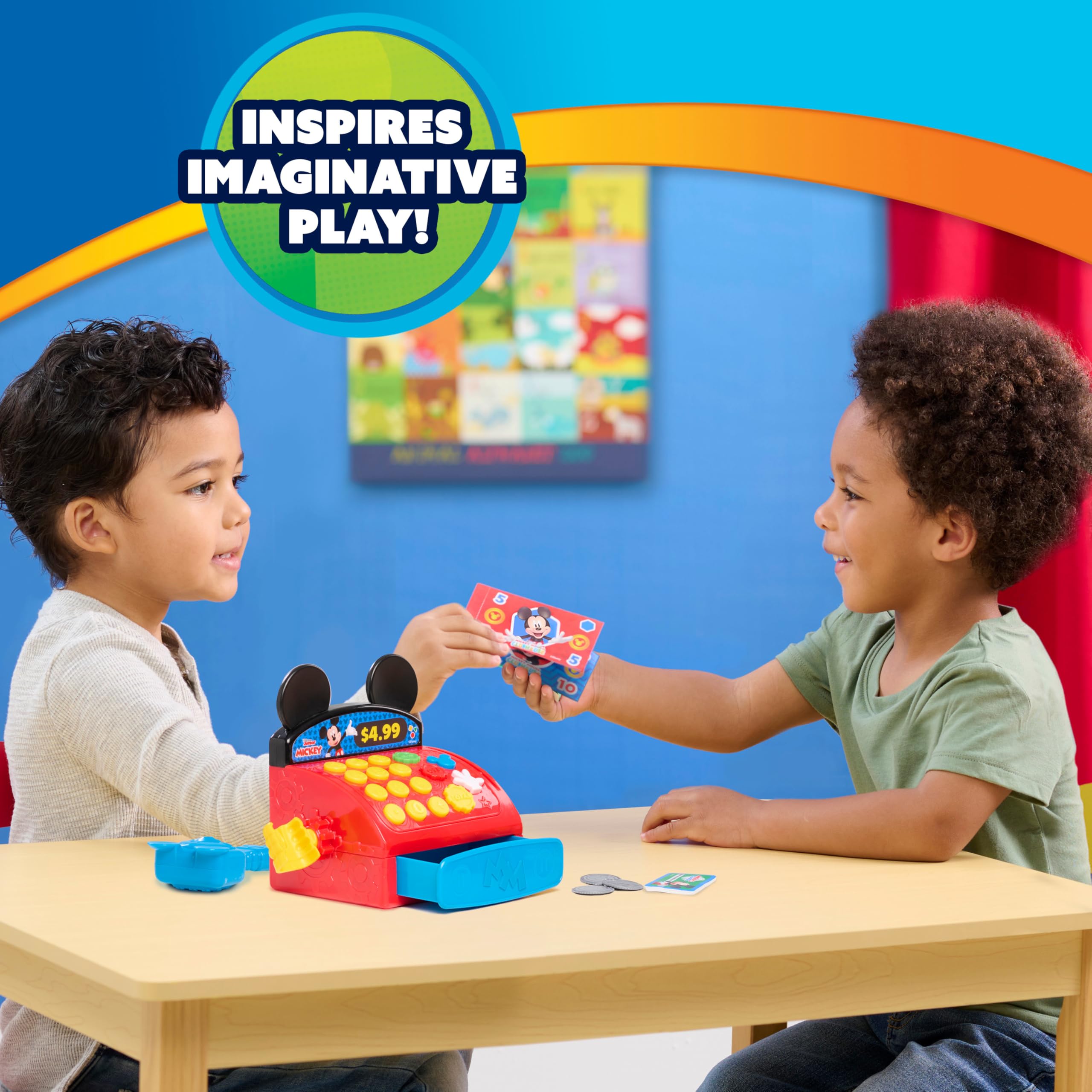Just Play lets kids ring up groceries and scan pretend purchases.