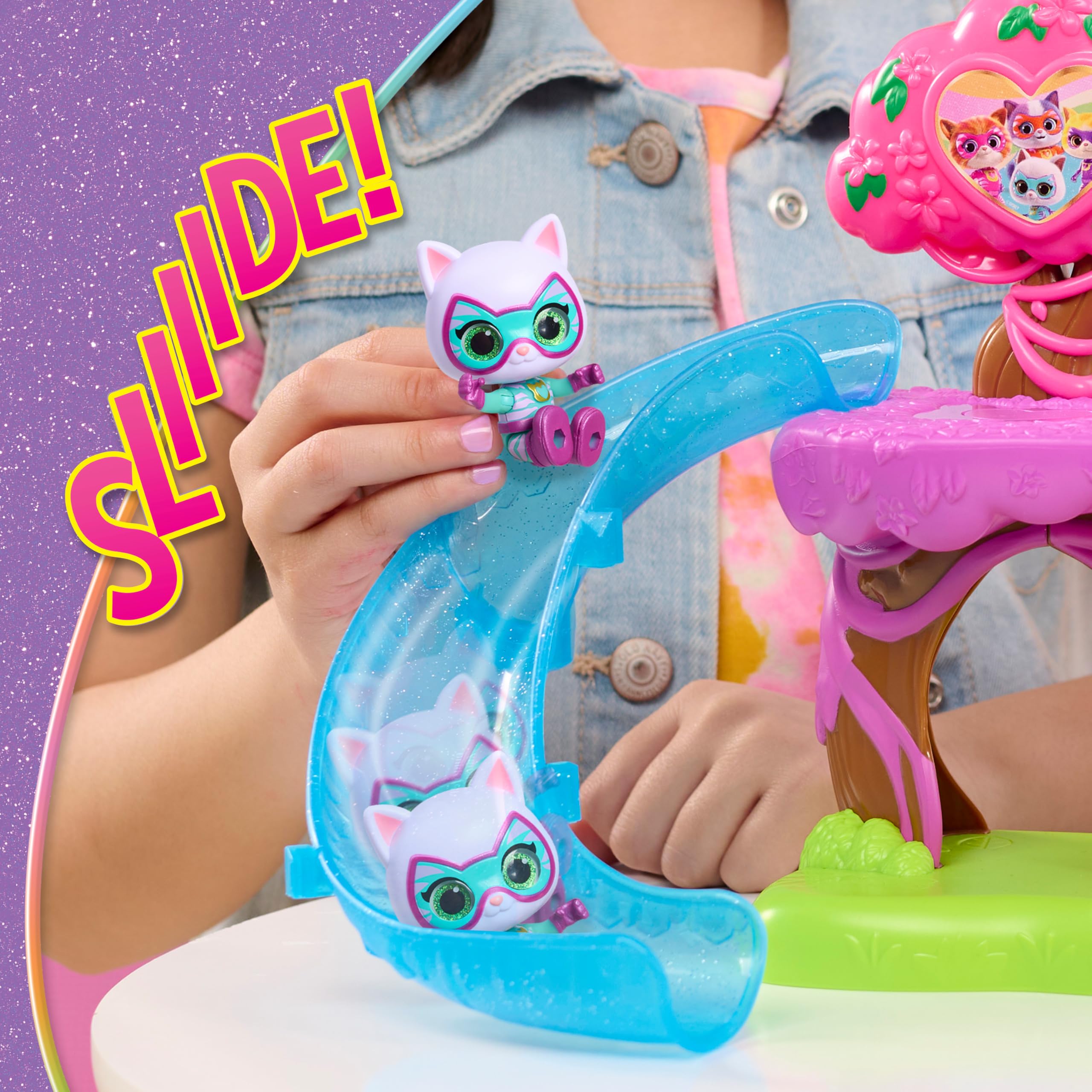 Elevator to lookout on the Su-Purr Wild Playset enhances exploration