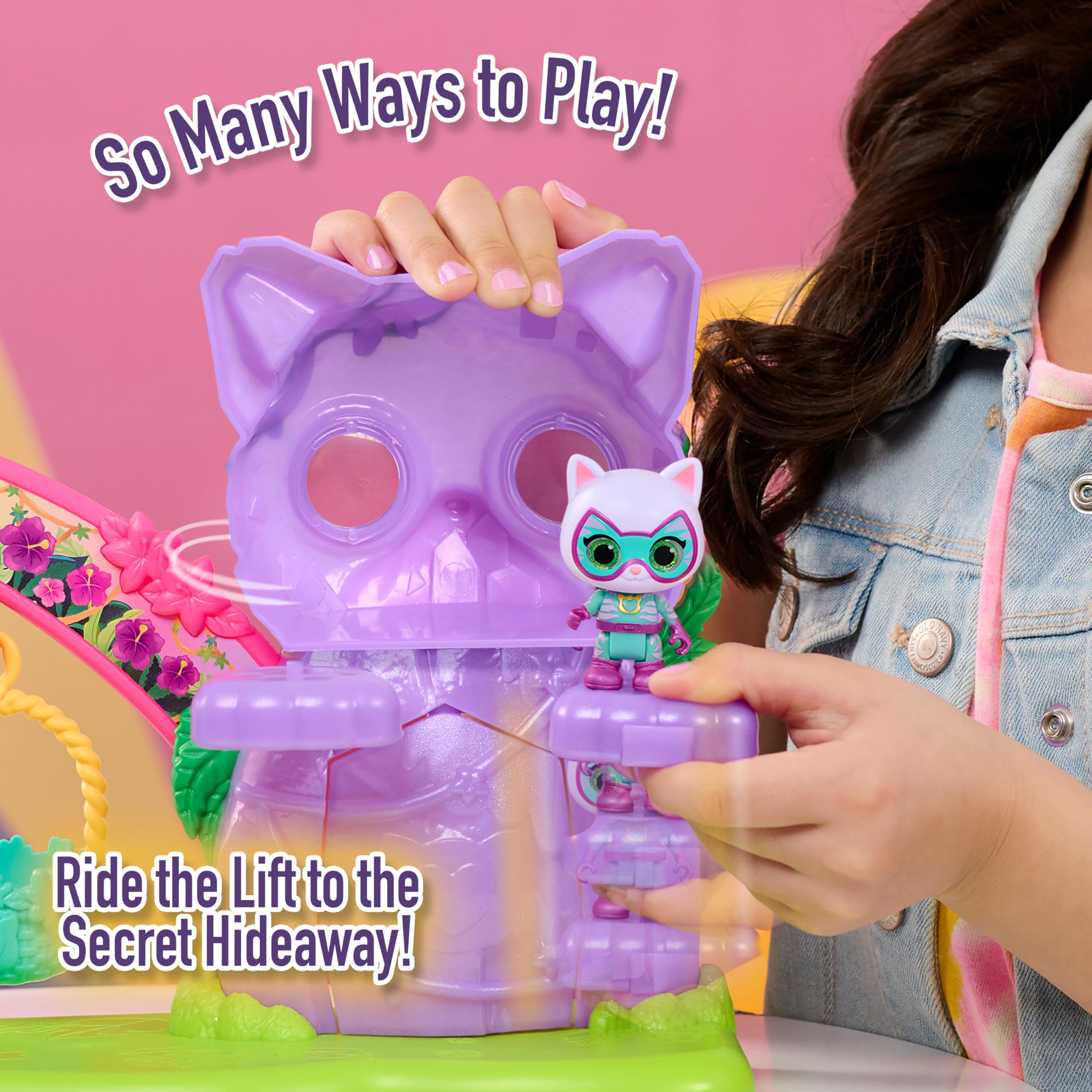 Bitsy figure from Disney Jr. SuperKitties Su-Purr Wild Playset ready for action