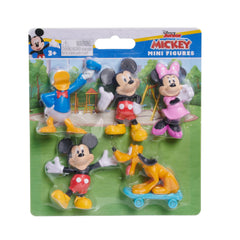 Just Play Disney Junior Mickey mini figures set group shot for display and imaginative play