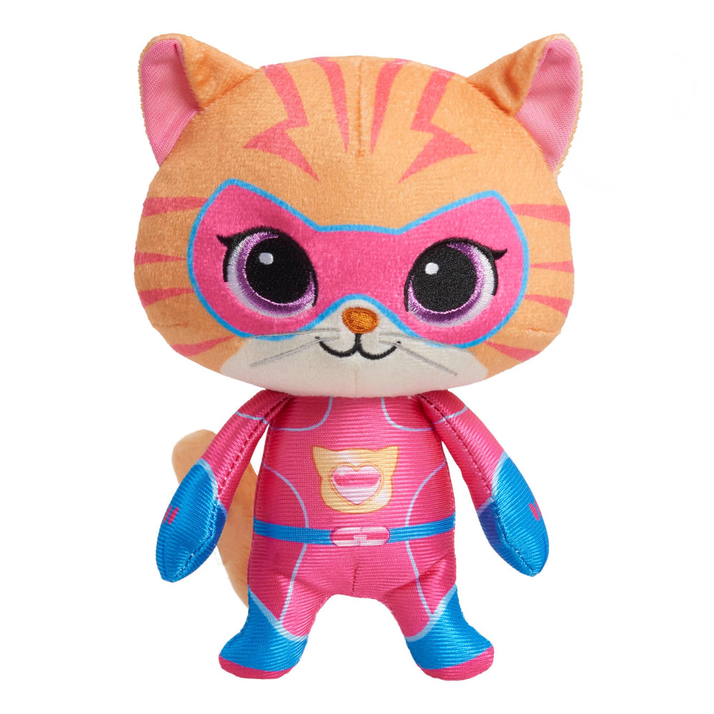 Just Play Disney Junior SuperKitties Ginny plush, front view for imaginative play.