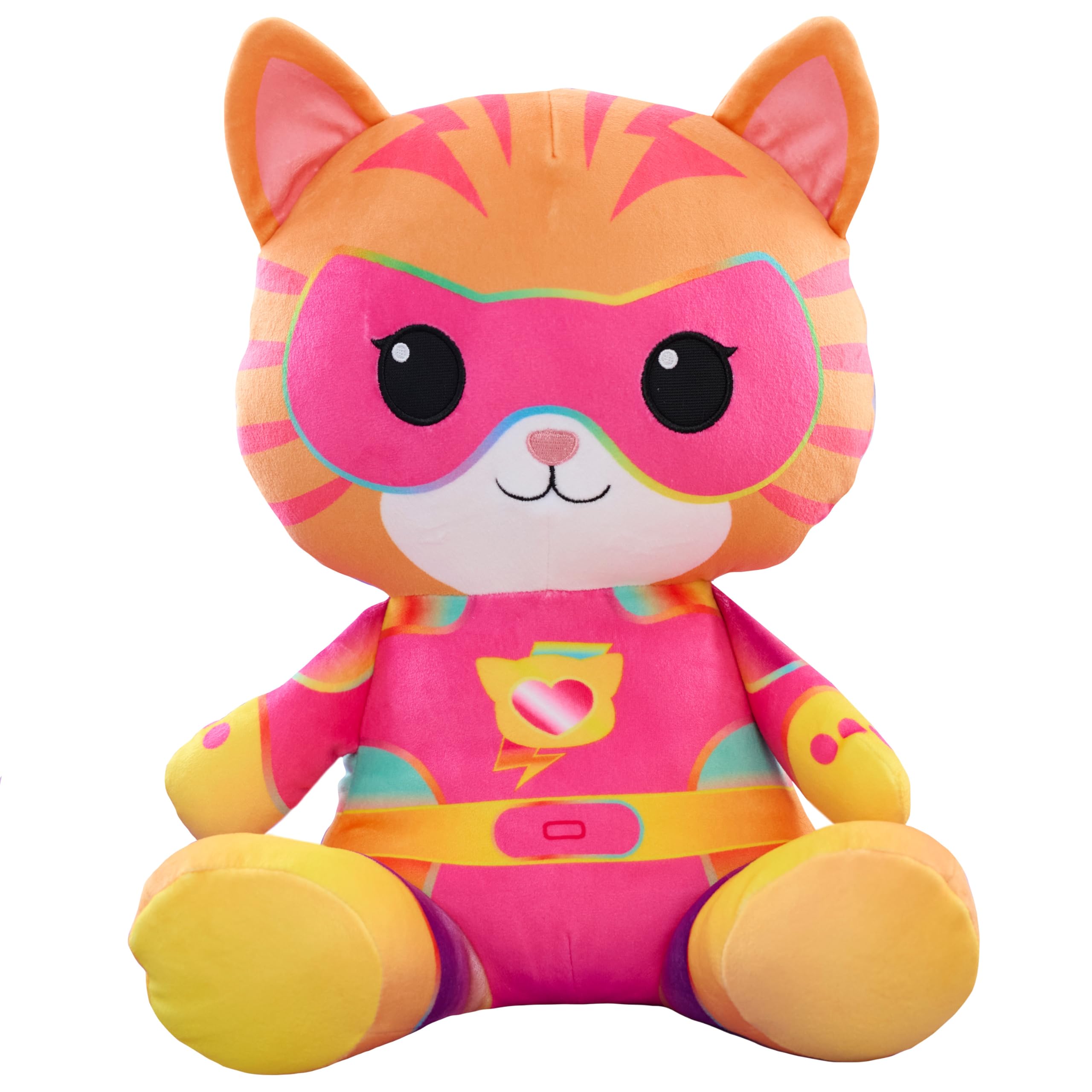 Just Play Ginny weighted plush offering comforting hugs on the go.