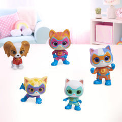 Just Play Disney Junior SuperKitties Bitsy figure with glitter eyes sparks imagination