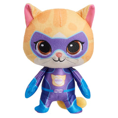 Just Play Disney Junior SuperKitties Sparks plush front view invites imaginative play